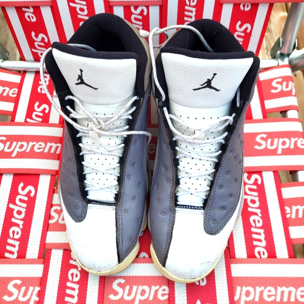 Air Jordan 13 Retro grey white kicks sneakers US 11